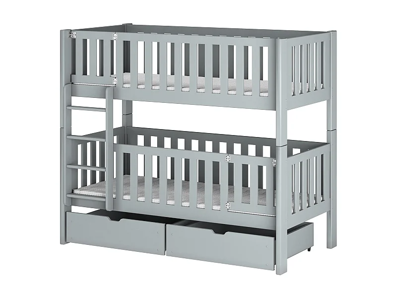 Lits superposés KSAWERY BB002 80x180 cm Gris