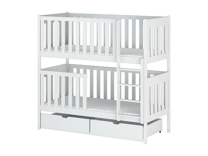 Etagenbett DAWID BB002 80x180 cm Weiß