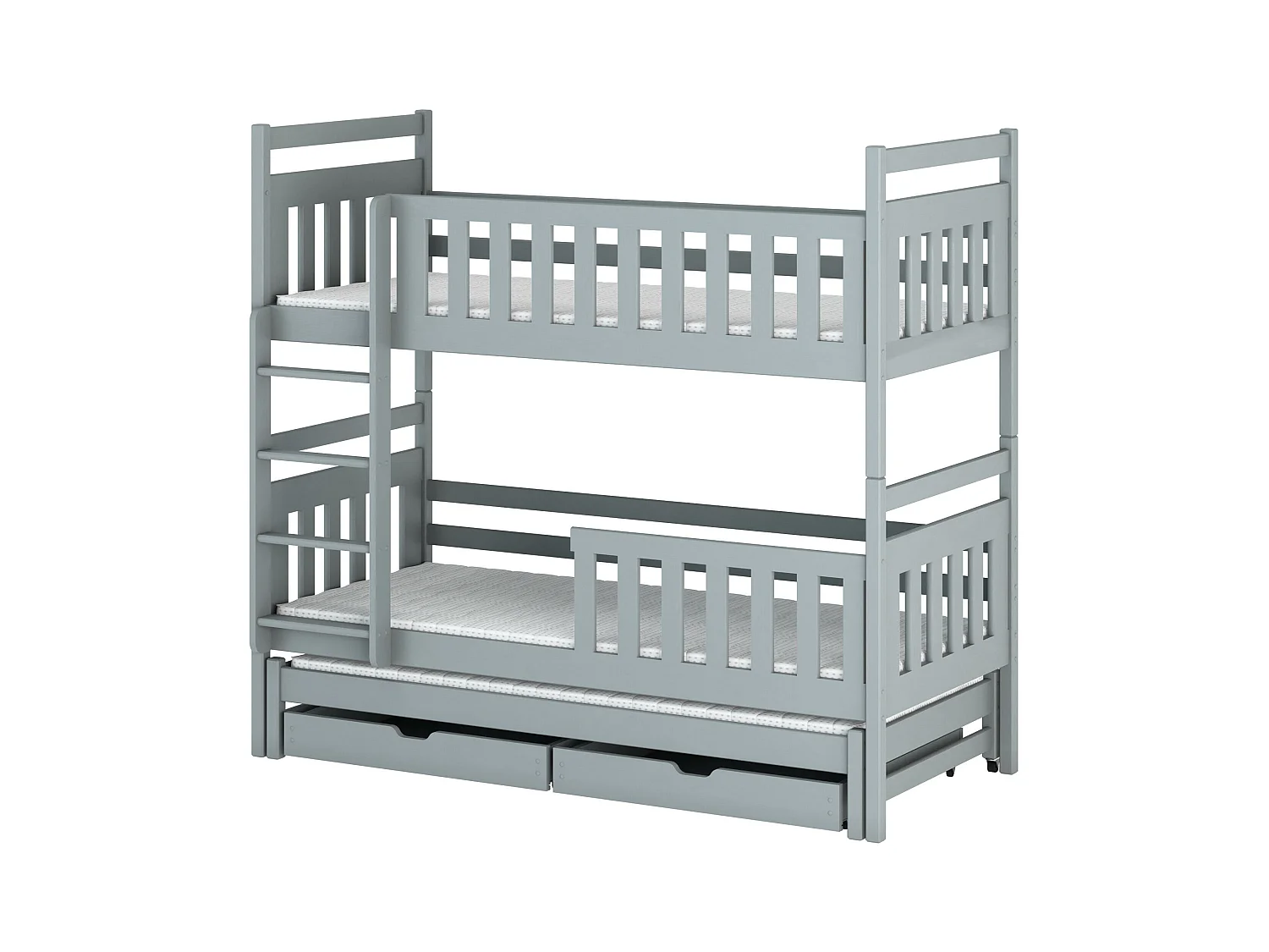 Lits superposés KLARA BB014 80x190 cm Gris