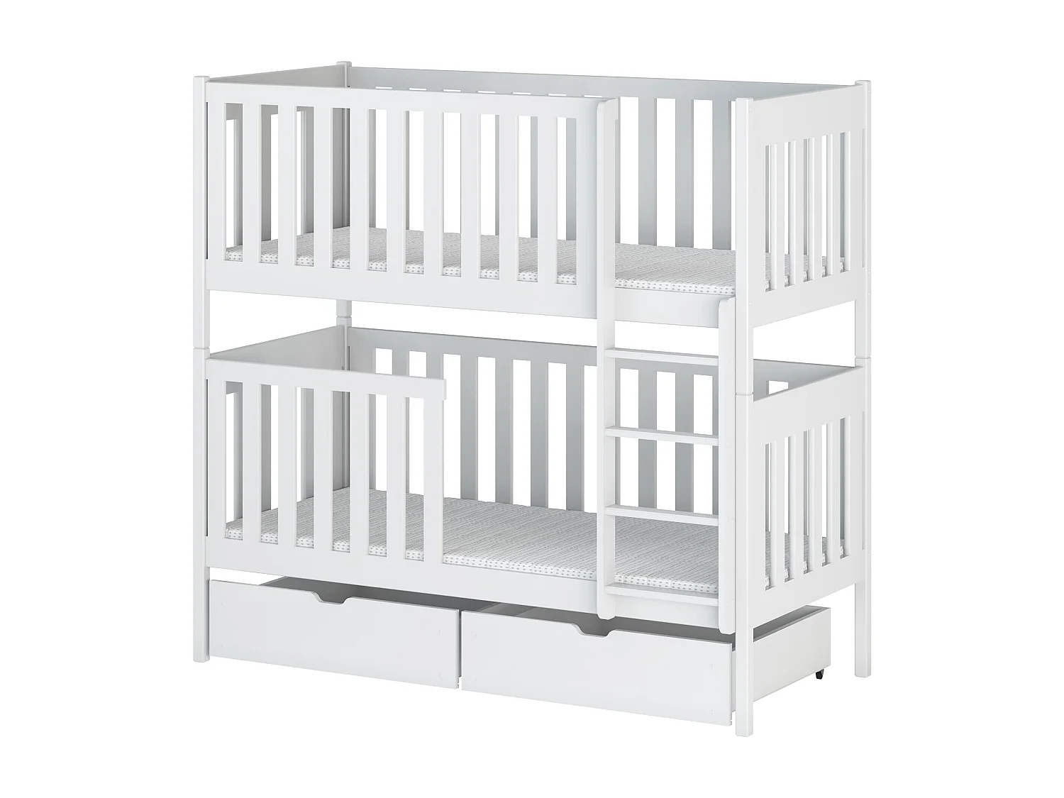 Letto a castello DAWID BB005 90x200 cm Bianco