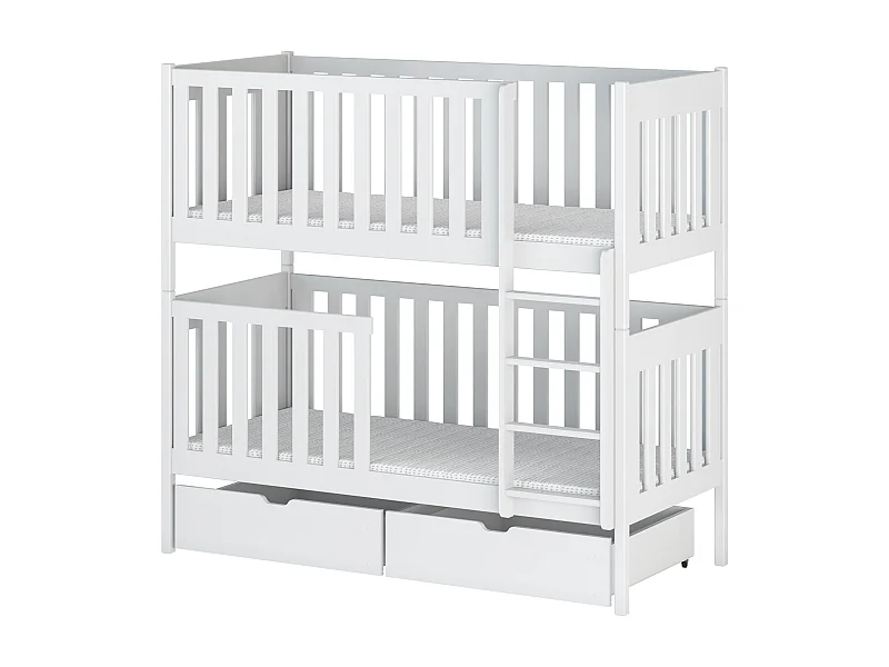 Lits superposés DAWID BB005 90x200 cm Blanc