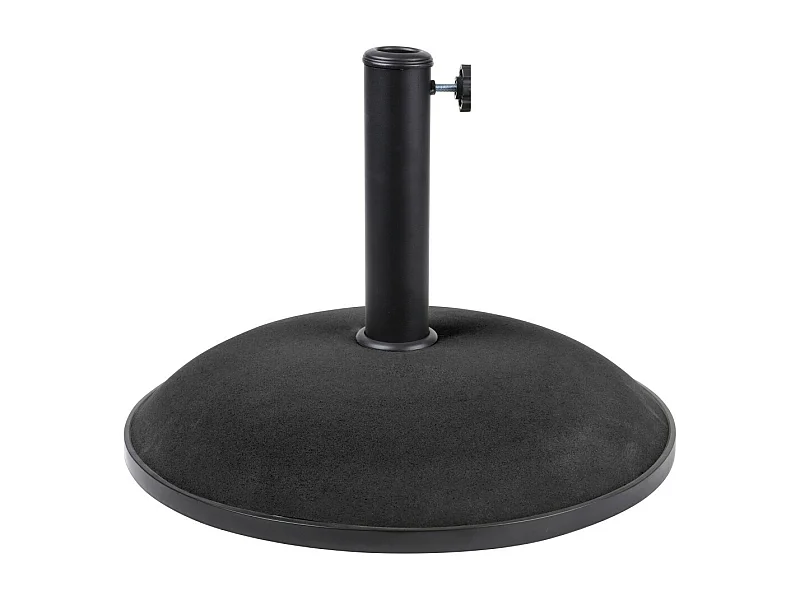 Parasolvoet in donkergrijs cement 20 kg - Afmetingen 45x37 cm, binnendiameter 35/38/48 mm