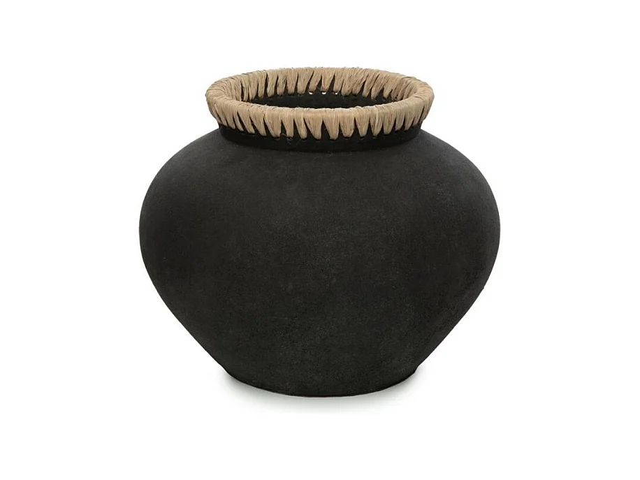 De Styly Vaas - Zwart Naturel - M
