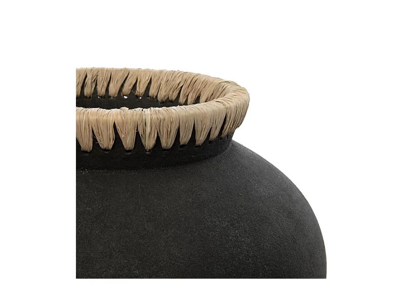 El Jarrón Styly - Negro Natural - M