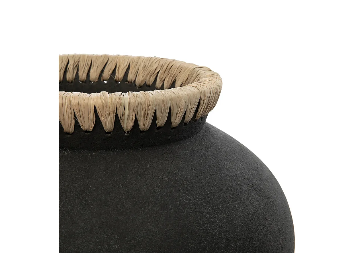 El Jarrón Styly - Negro Natural - M