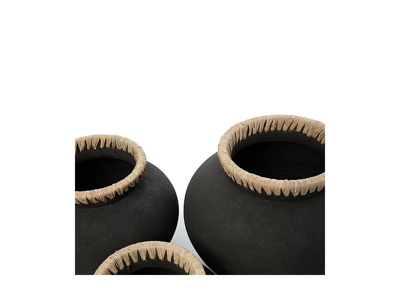 El Jarrón Styly - Negro Natural - L