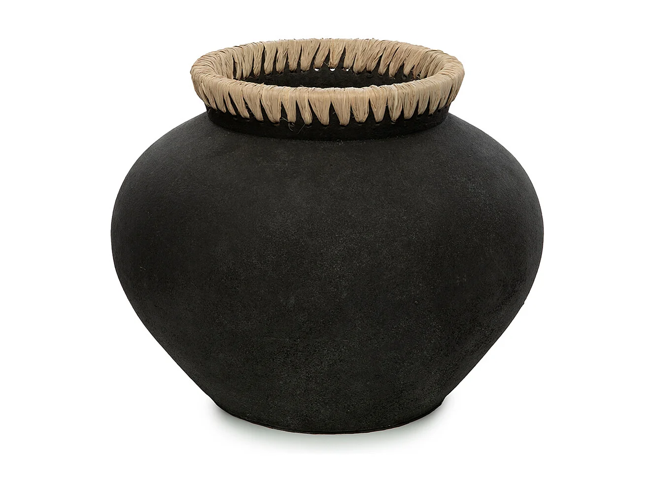 Le Vase Styly - Noir Naturel - L