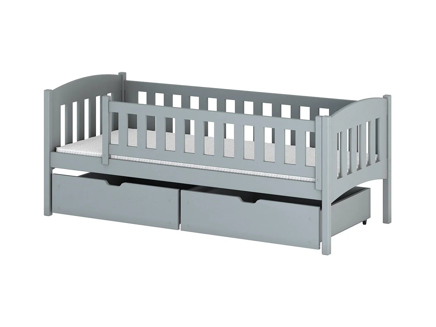 Lit enfant GUCIO KSB001 80x160 cm Gris