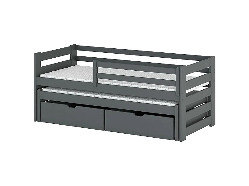 Lit enfant SENSO KSB004 90x190 cm Graphite