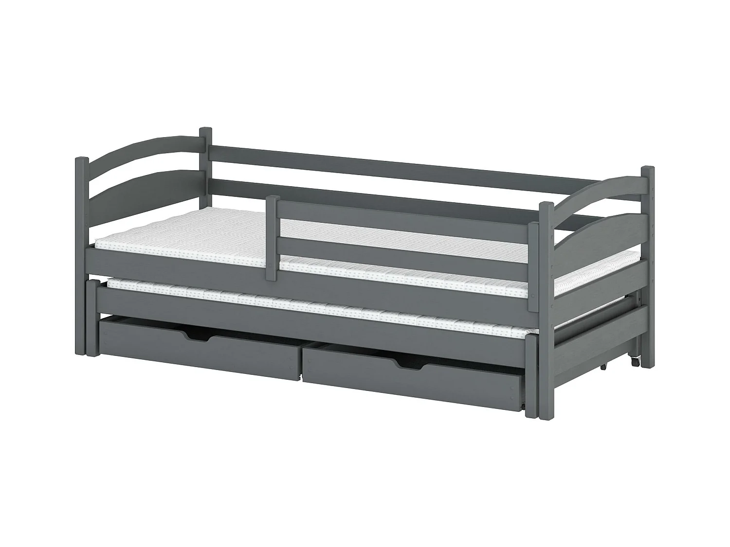 Bed TOSIA KSB002 80x180 cm Grafiet