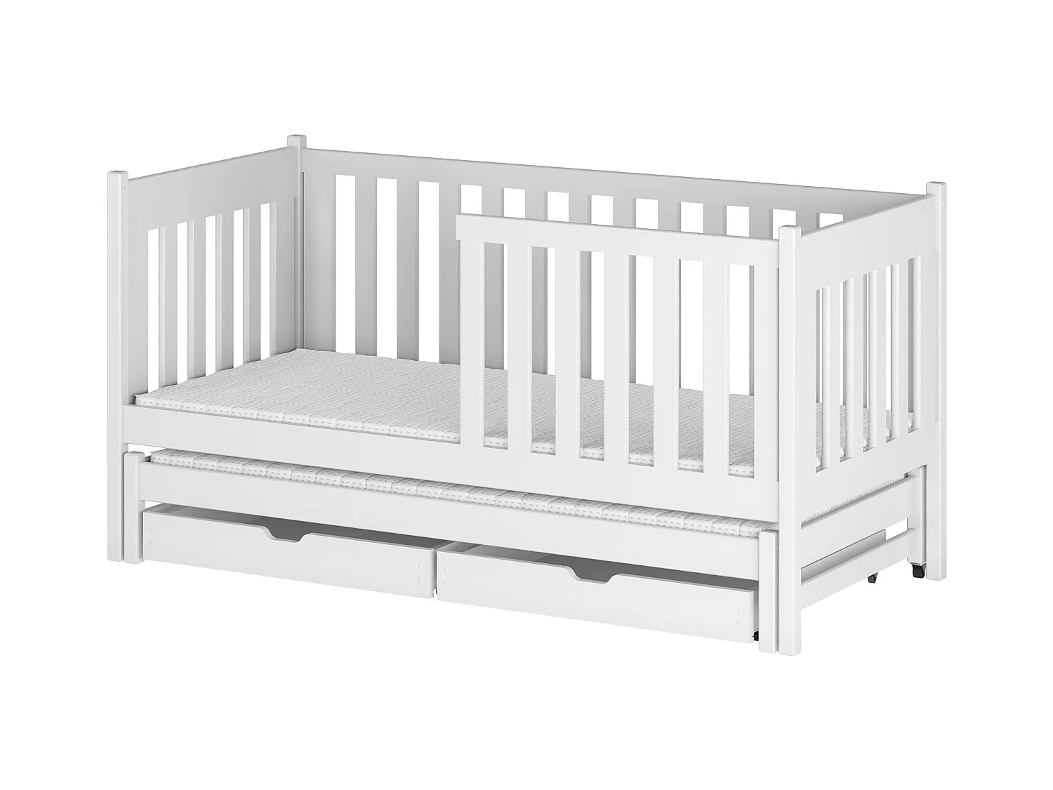 Lit enfant KAJA KSB003 80x200 cm Blanc