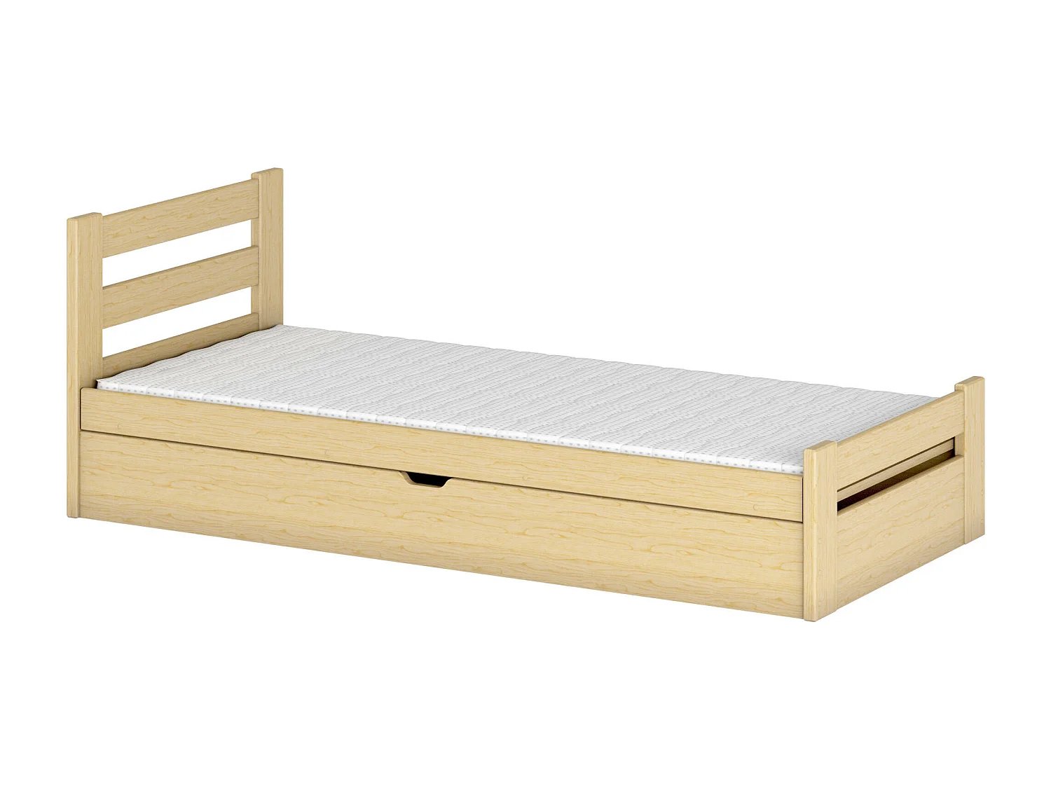 Bed NELA KSB014 80x190 cm Beige