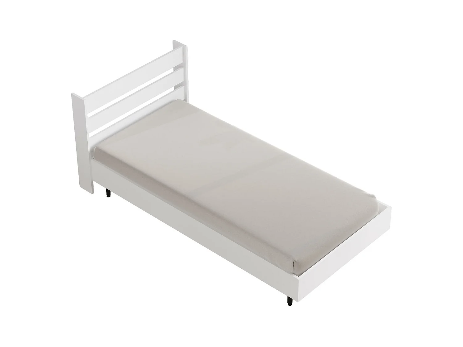 Cadre De Lit OCEAN BF007 206x109x86 Blanc