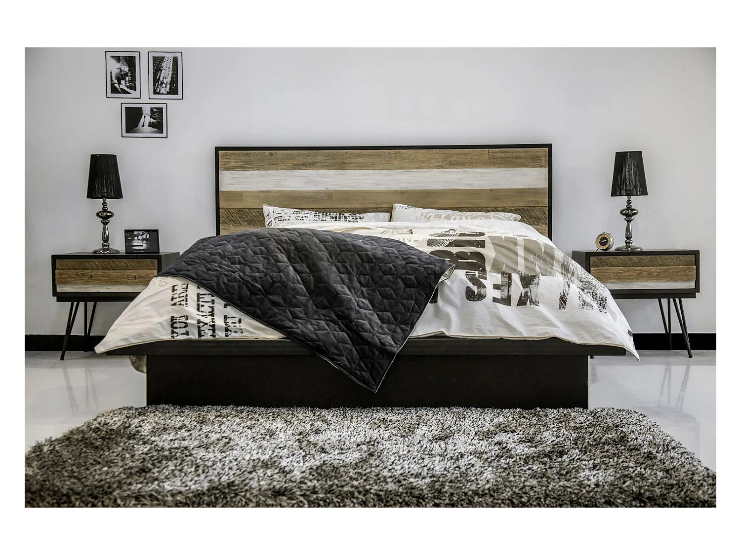 Bed ADESSO BF011 187x219x125 Beige
