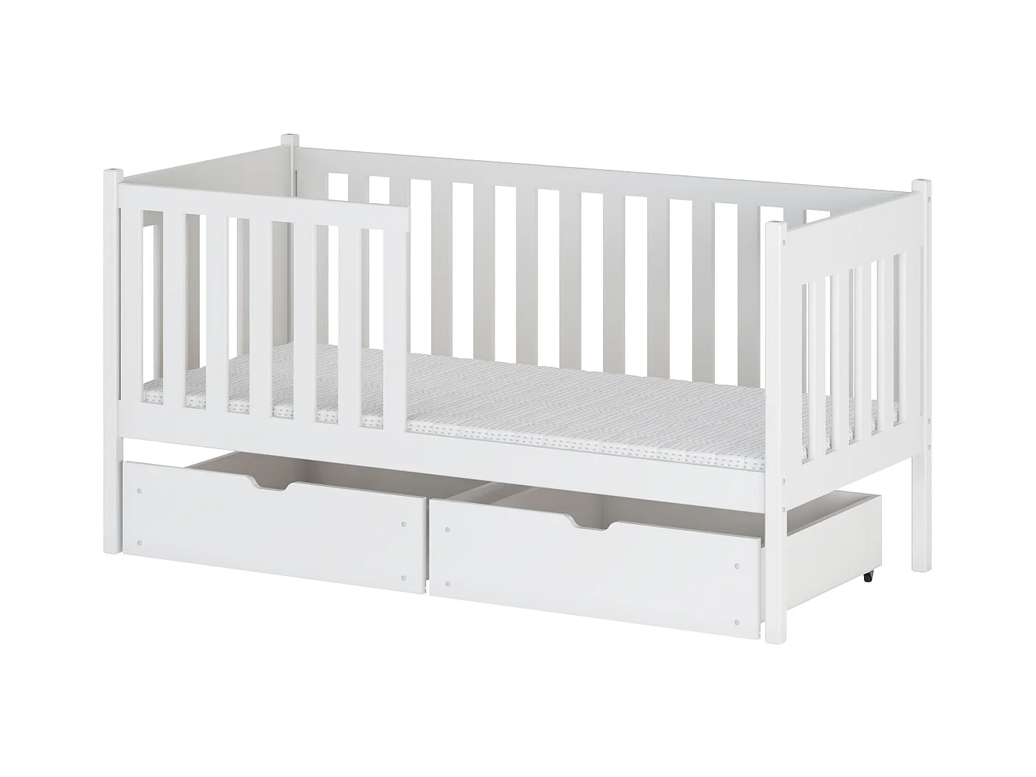 Lit enfant ALICJA KSB012 90x180 cm Blanc