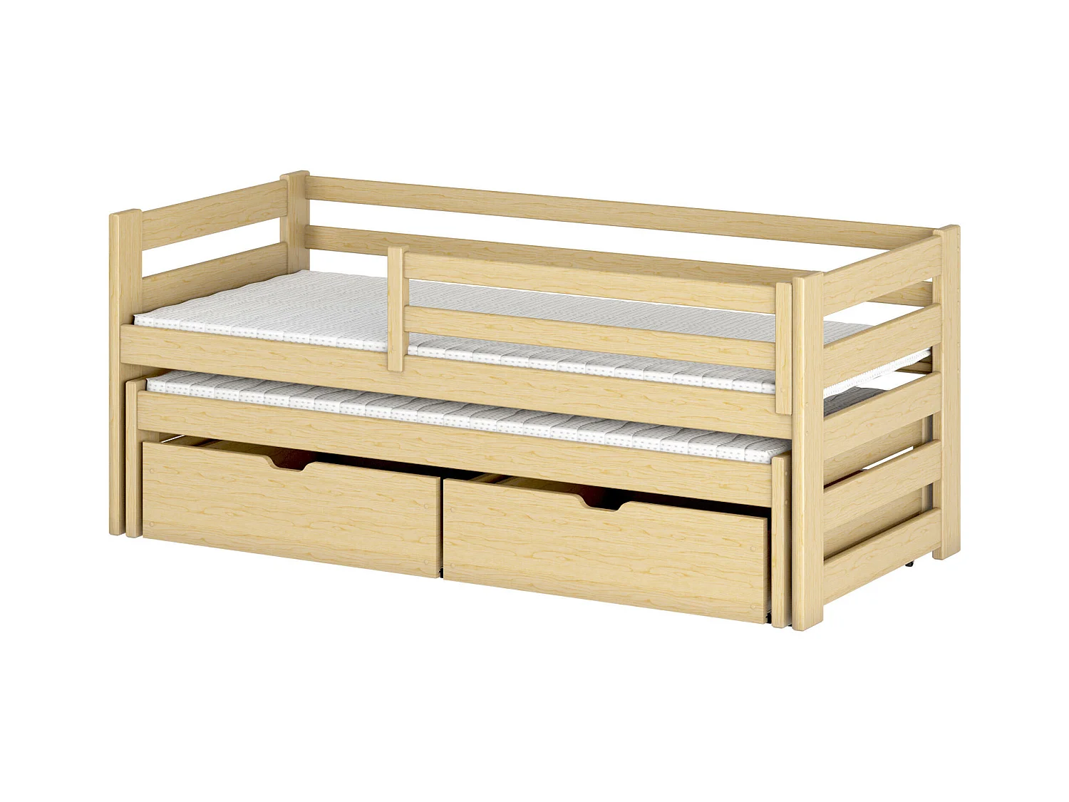 Lit enfant KUBUS KSB004 90x190 cm Beige