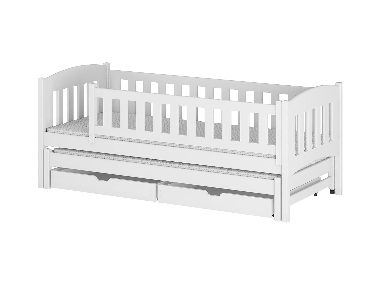 Lit enfant AMELKA KSB014 80x190 cm Gris
