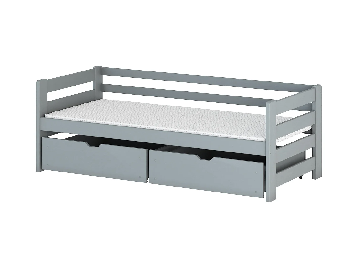 Lit enfant ERGO KSB003 80x200 cm Gris