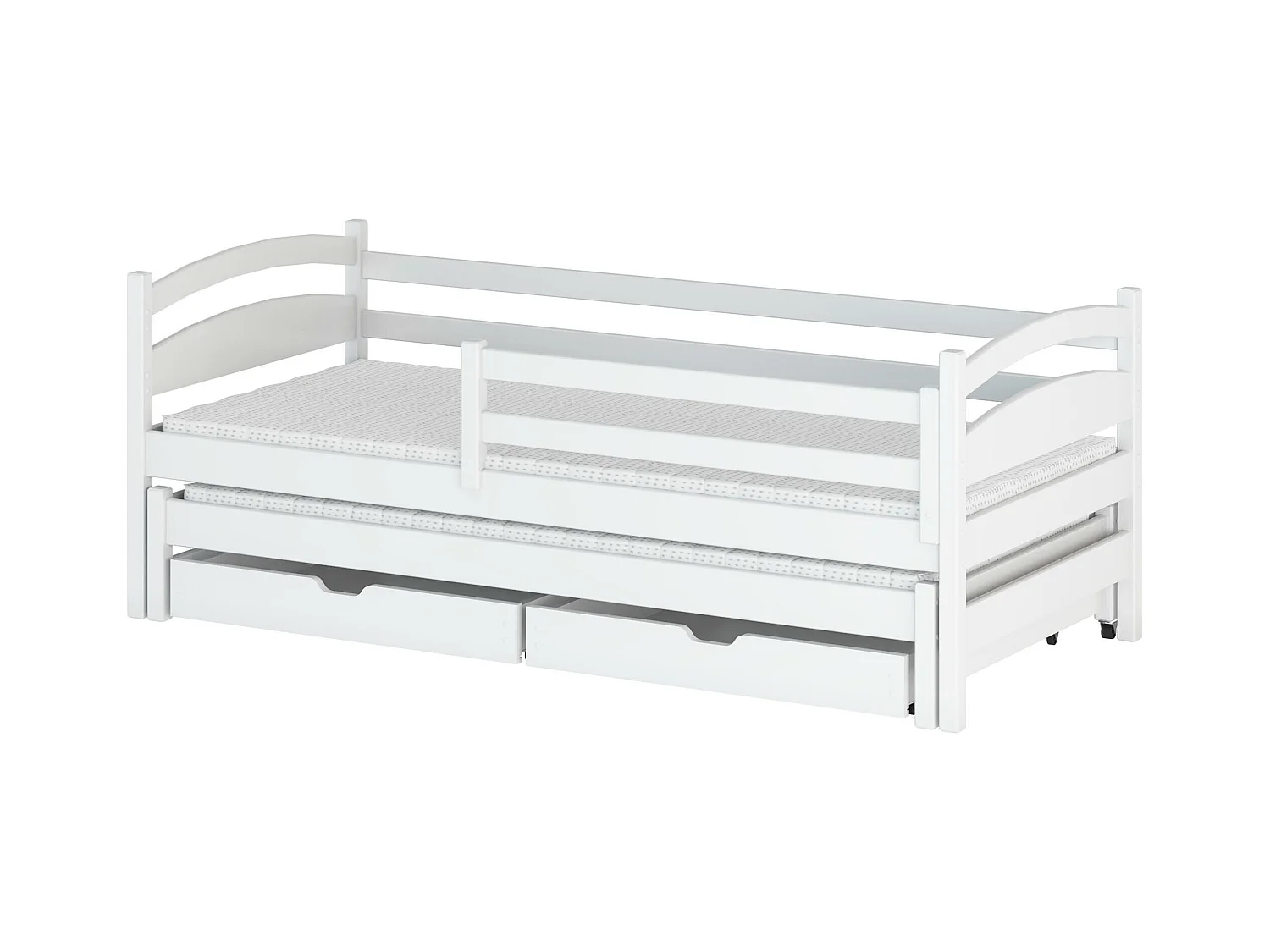 Bed TOSIA KSB004 90x190 cm Wit