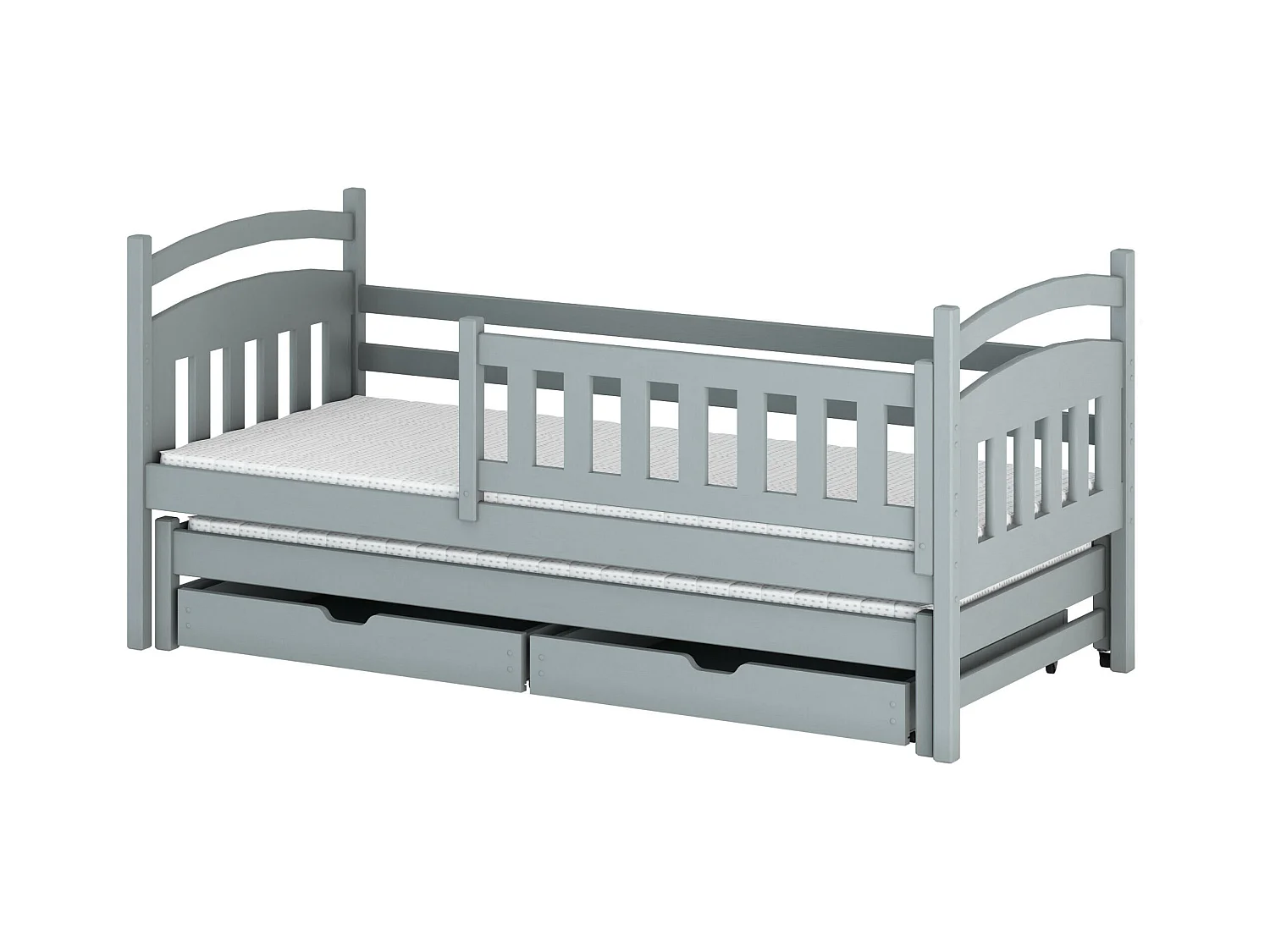Lit enfant GALAXY KSB014 80x190 cm Gris