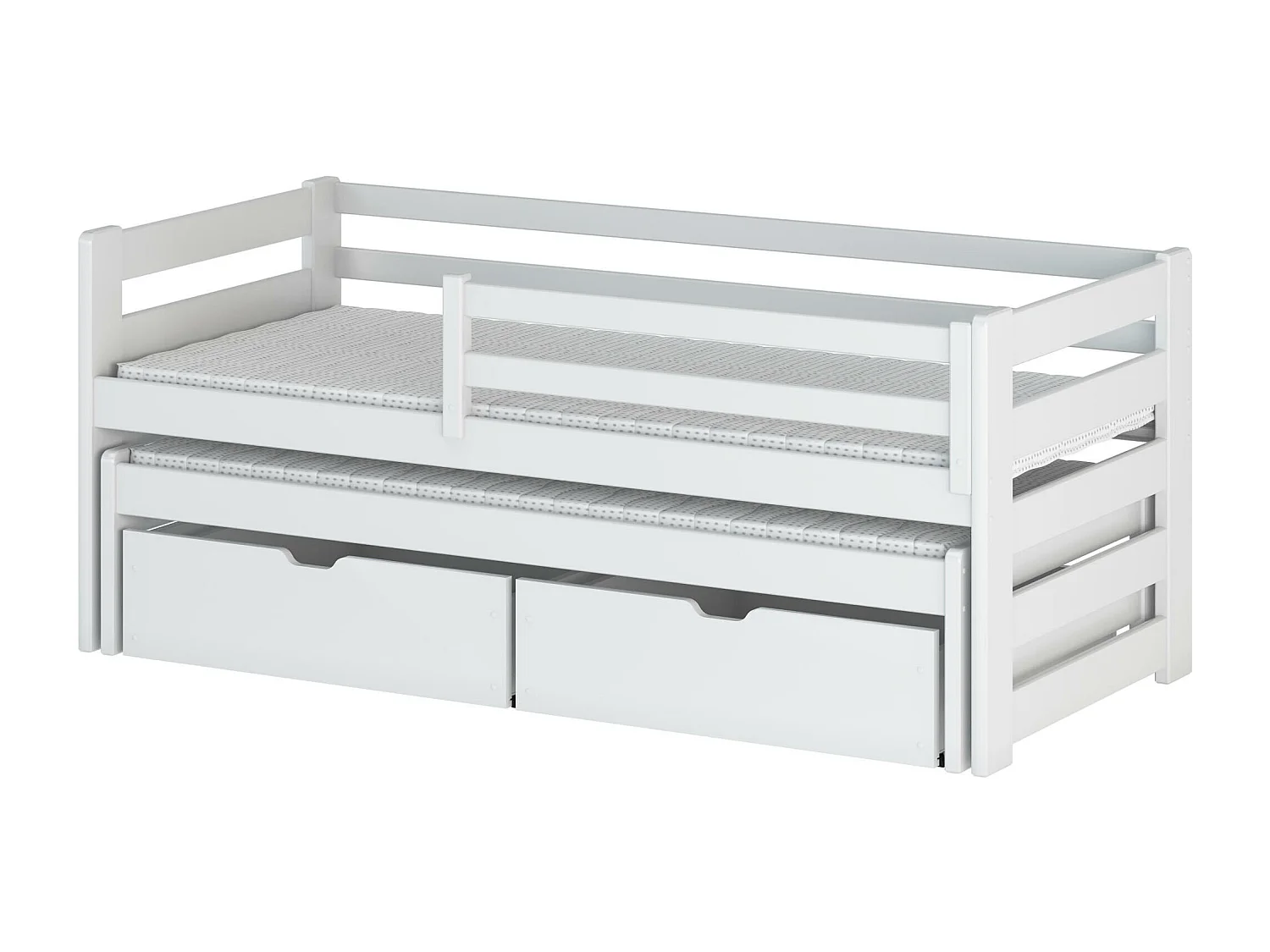 Cama de solteiro infantil SENSO KSB004 90x190 cm Branco