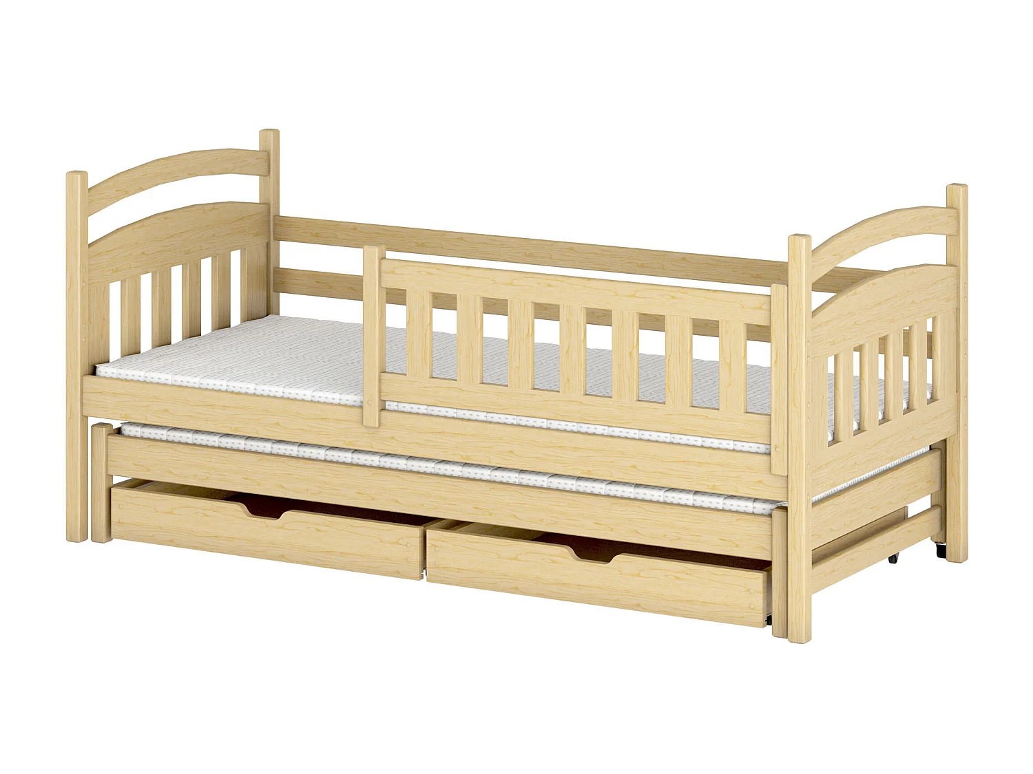 Bed GALAXY KSB014 80x190 cm Beige