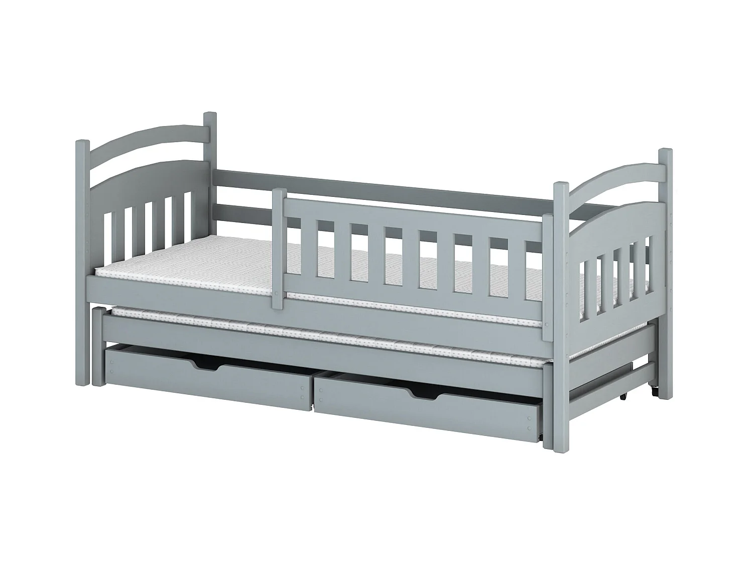 Letto singolo GALAXY KSB012 90x180 cm Grigio