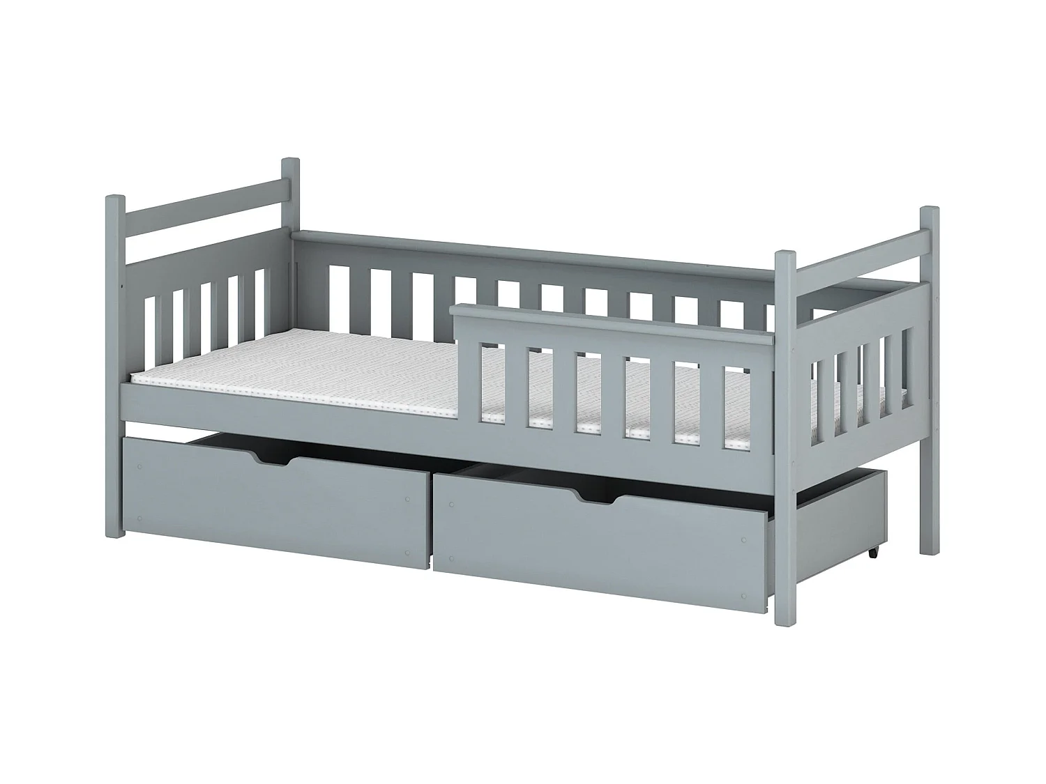 Lit enfant EMMA KSB014 80x190 cm Gris