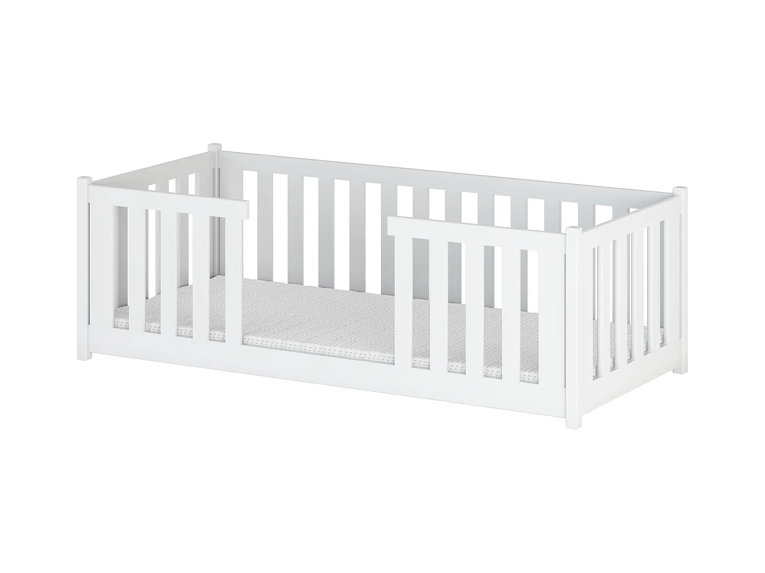 Lit enfant FERO KSB014 80x190 cm Blanc