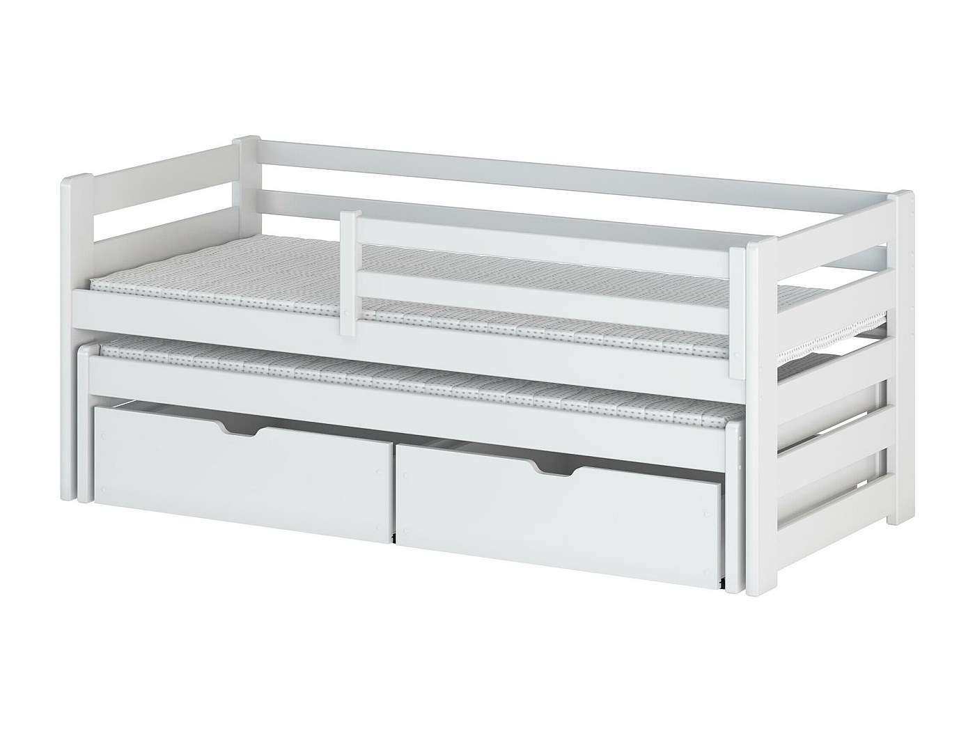 Cama de solteiro infantil SENSO KSB012 90x180 cm Branco