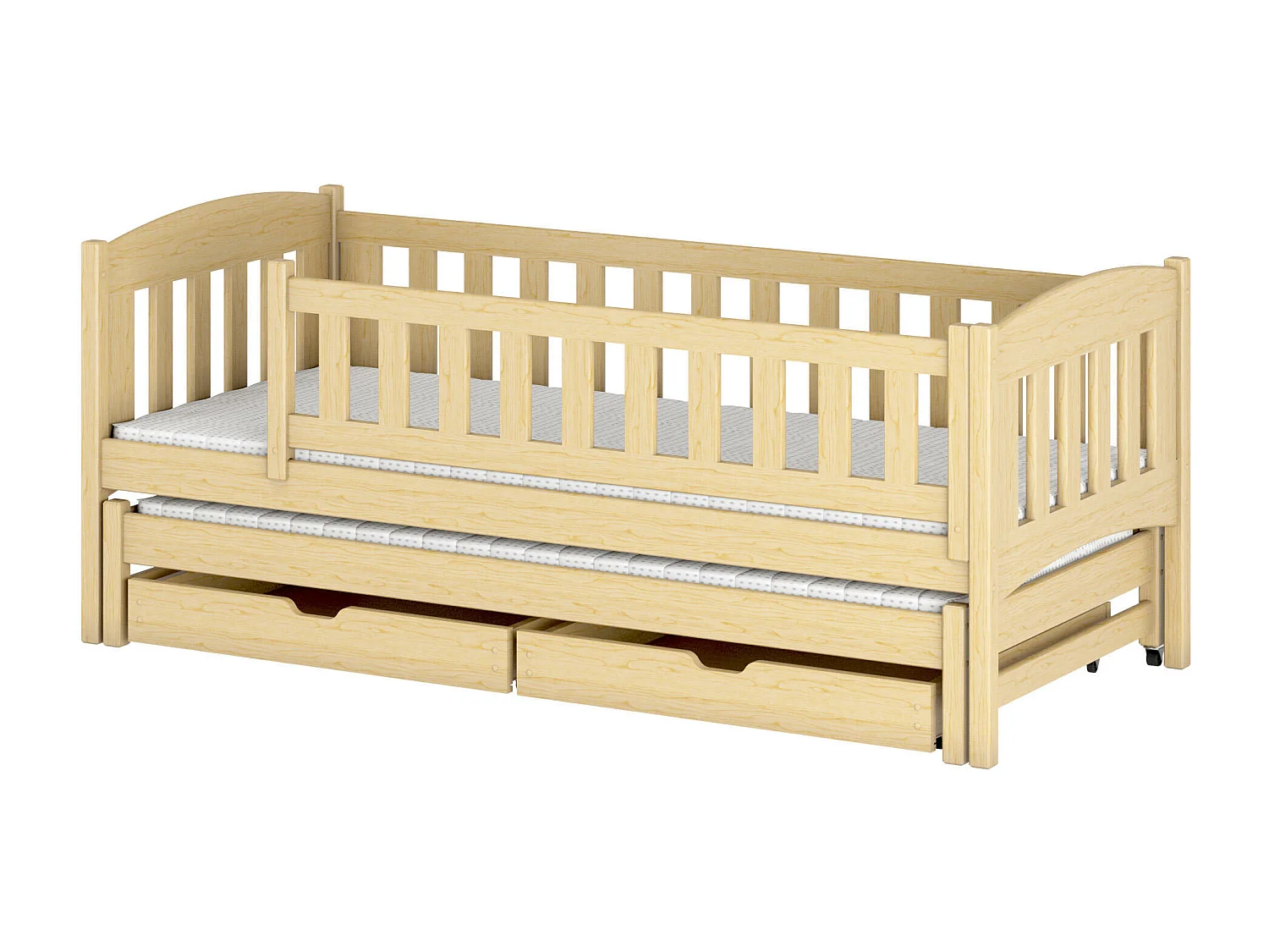 Lit enfant AMELKA KSB014 80x190 cm Beige