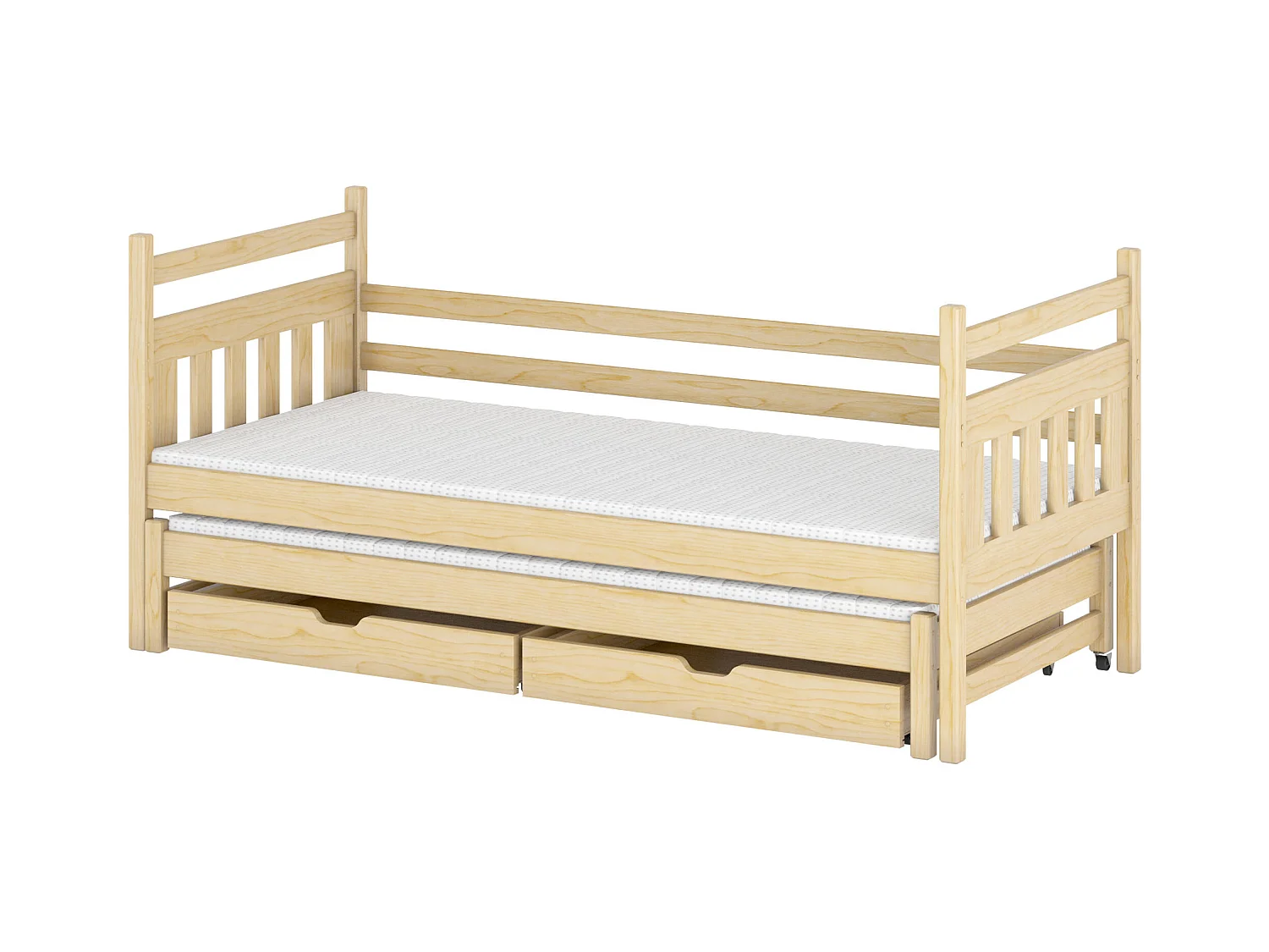 Lit enfant DANIEL KSB005 90x200 cm Beige