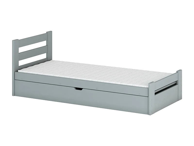 Cama infantil NELA KSB002 80x180 cm Gris