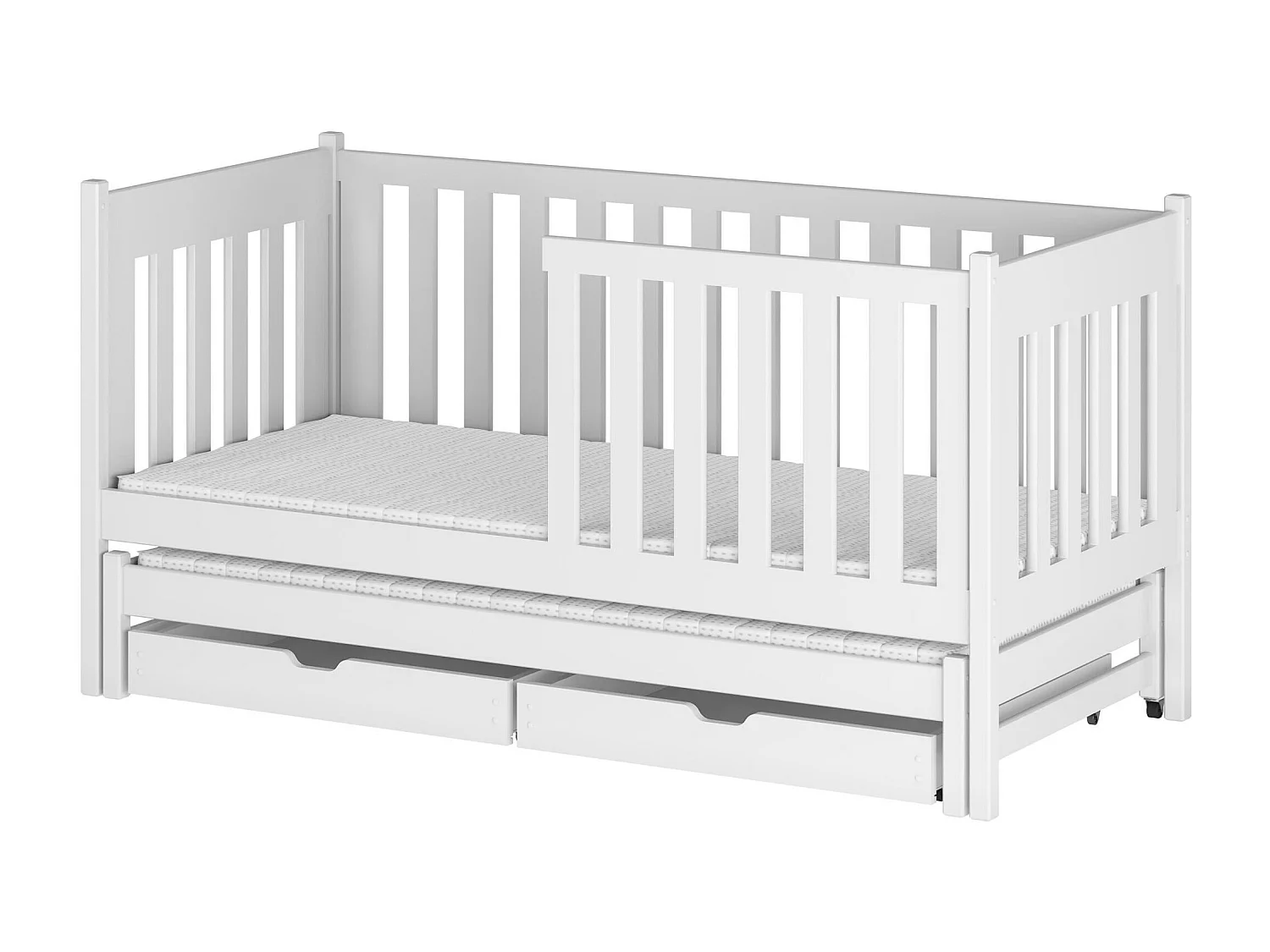Lit enfant KAJA KSB014 80x190 cm Blanc