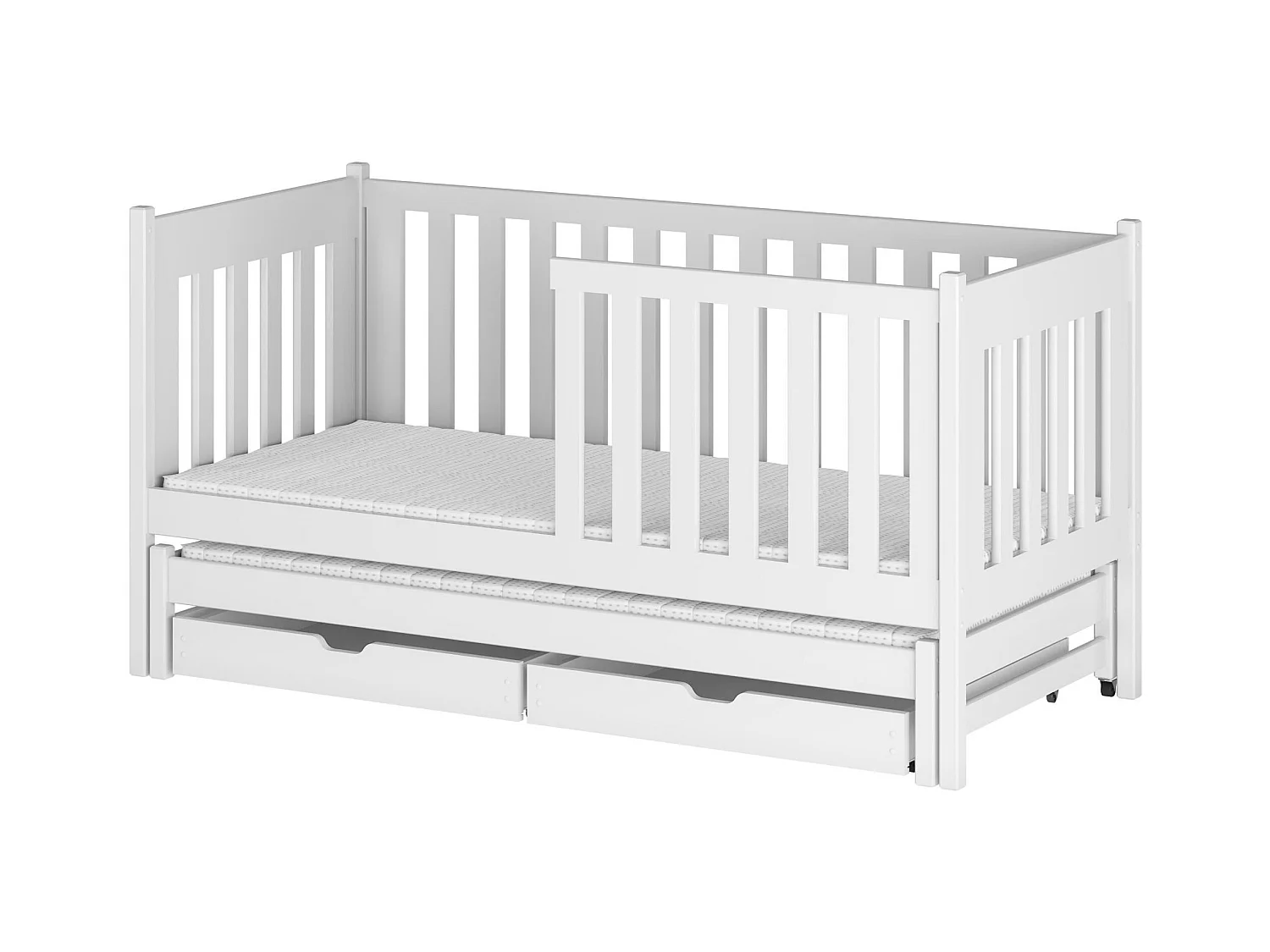 Bed KAJA KSB014 80x190 cm Wit