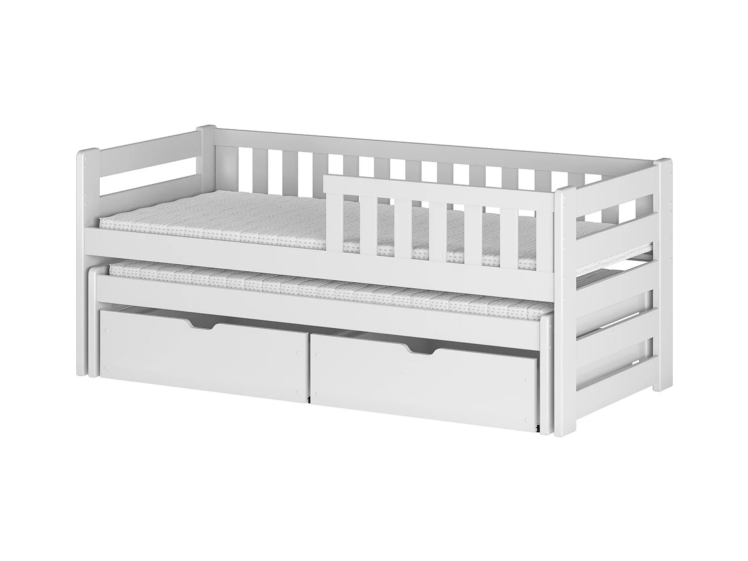 Lit enfant BOLKO KSB014 80x190 cm Blanc