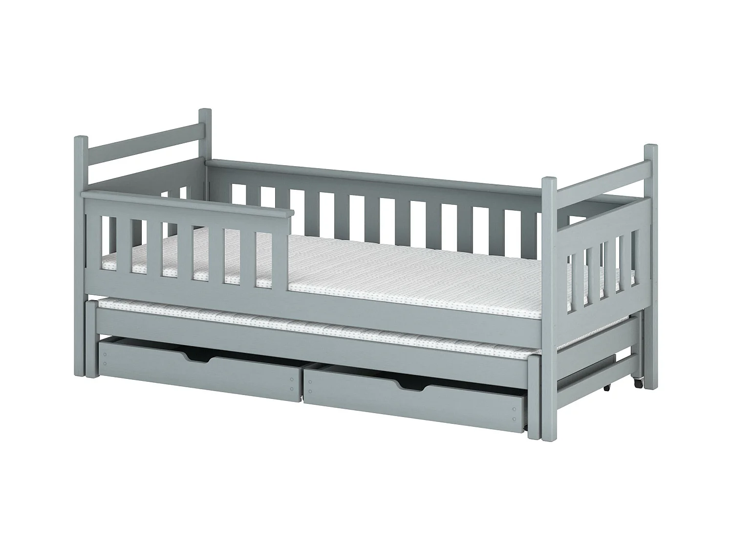 Lit enfant DOMINIK KSB014 80x190 cm Gris