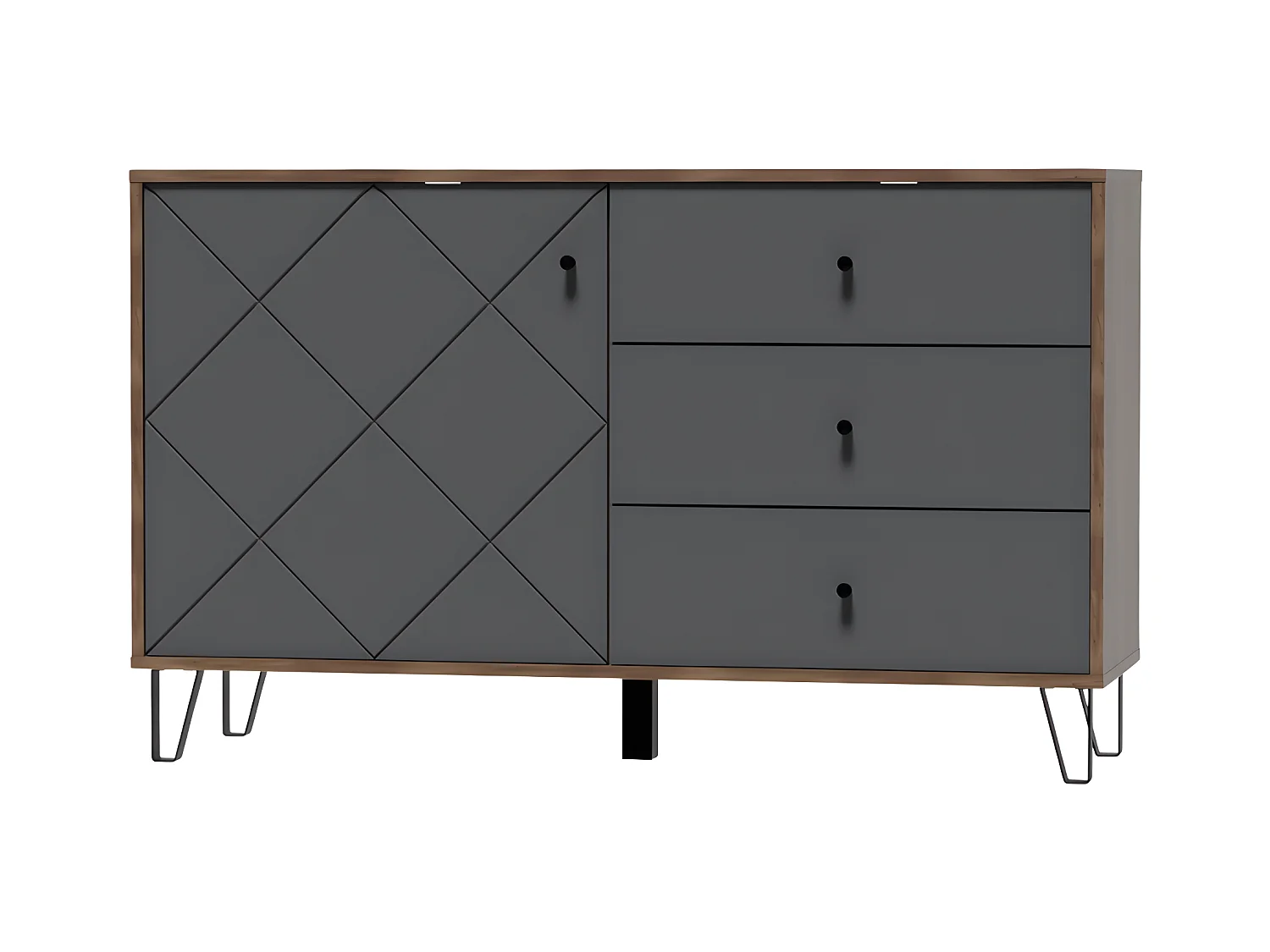 Credenza BILBAO SB123 1D3D 123x40x75 Beige
