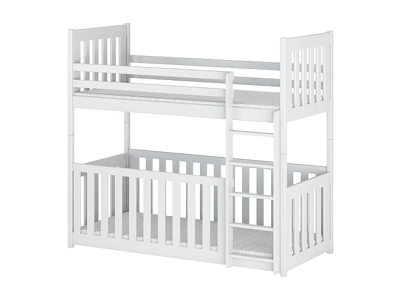 Lits superposés CRIS BB012 90x180 cm Blanc