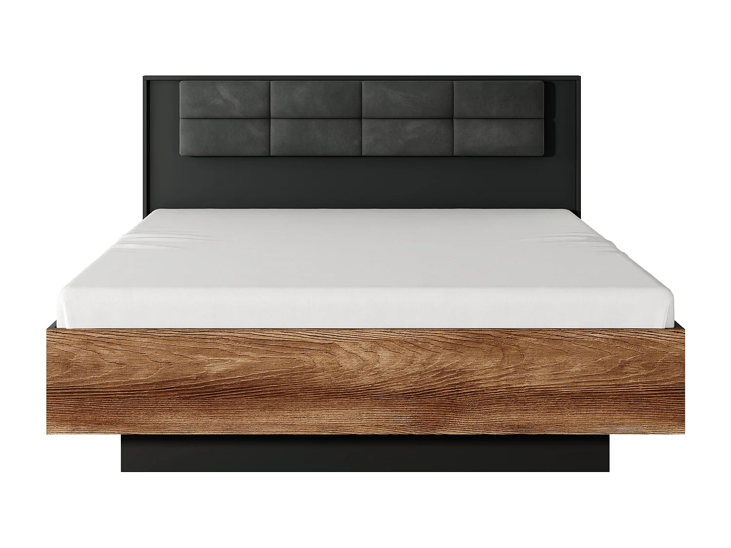 Cadre De Lit MILTON BF010 167x210x102 Brun