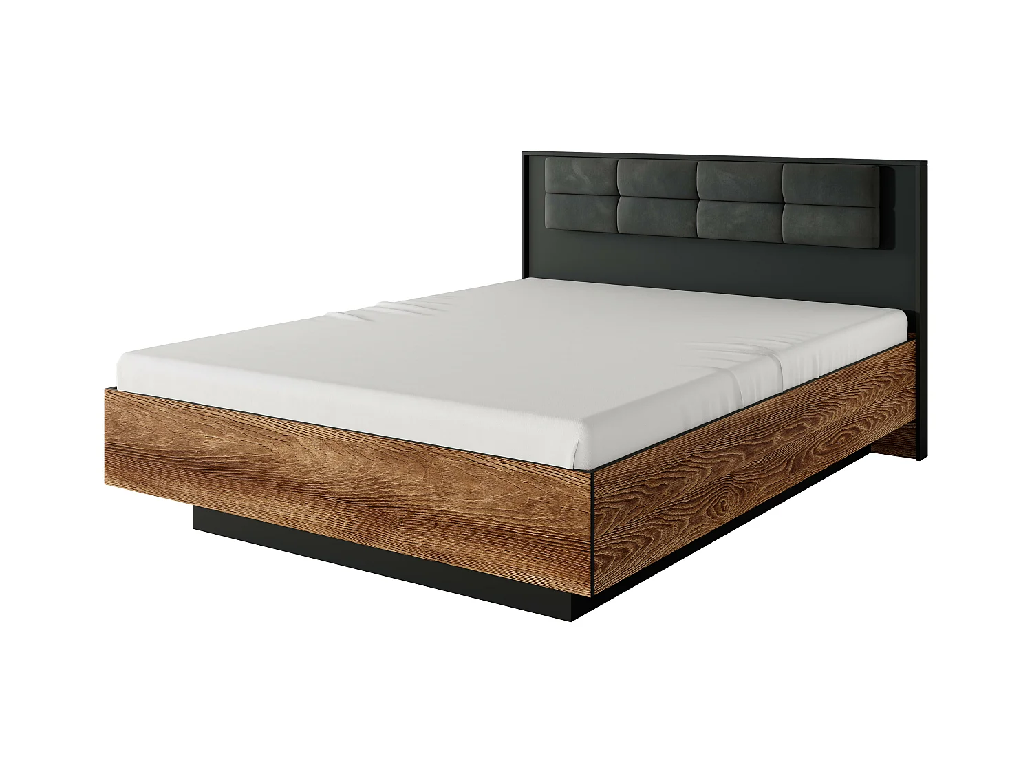 Letto MILTON BF010 167x210x102 Marrone