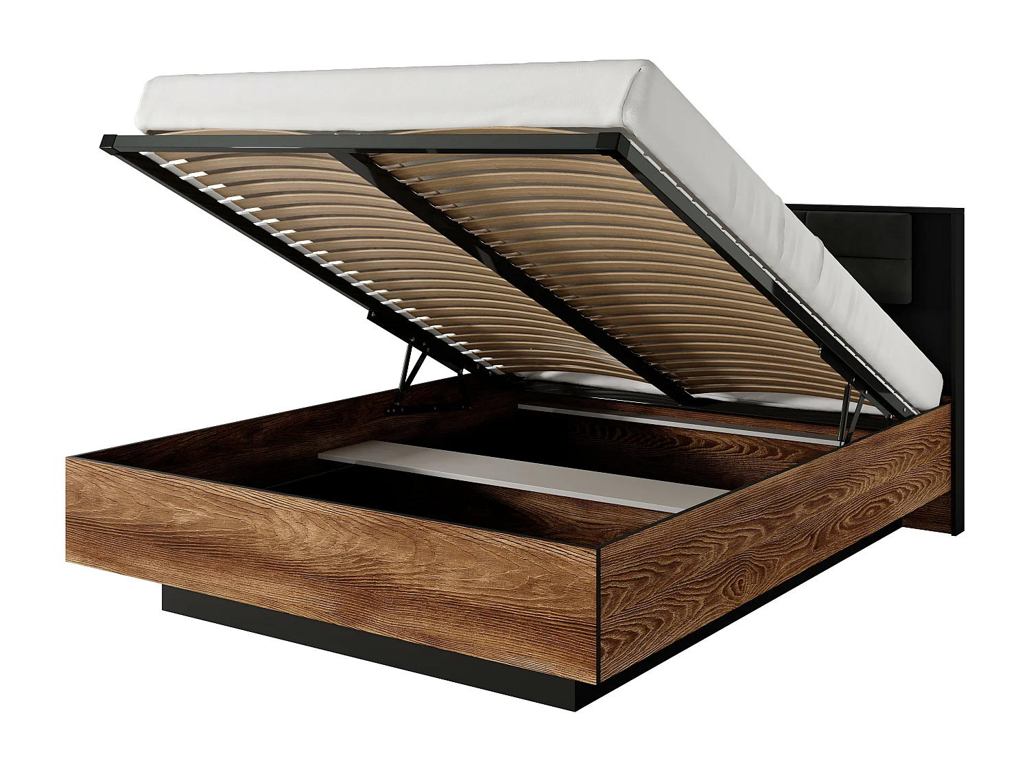 Cadre De Lit MILTON BF010 167x210x102 Brun