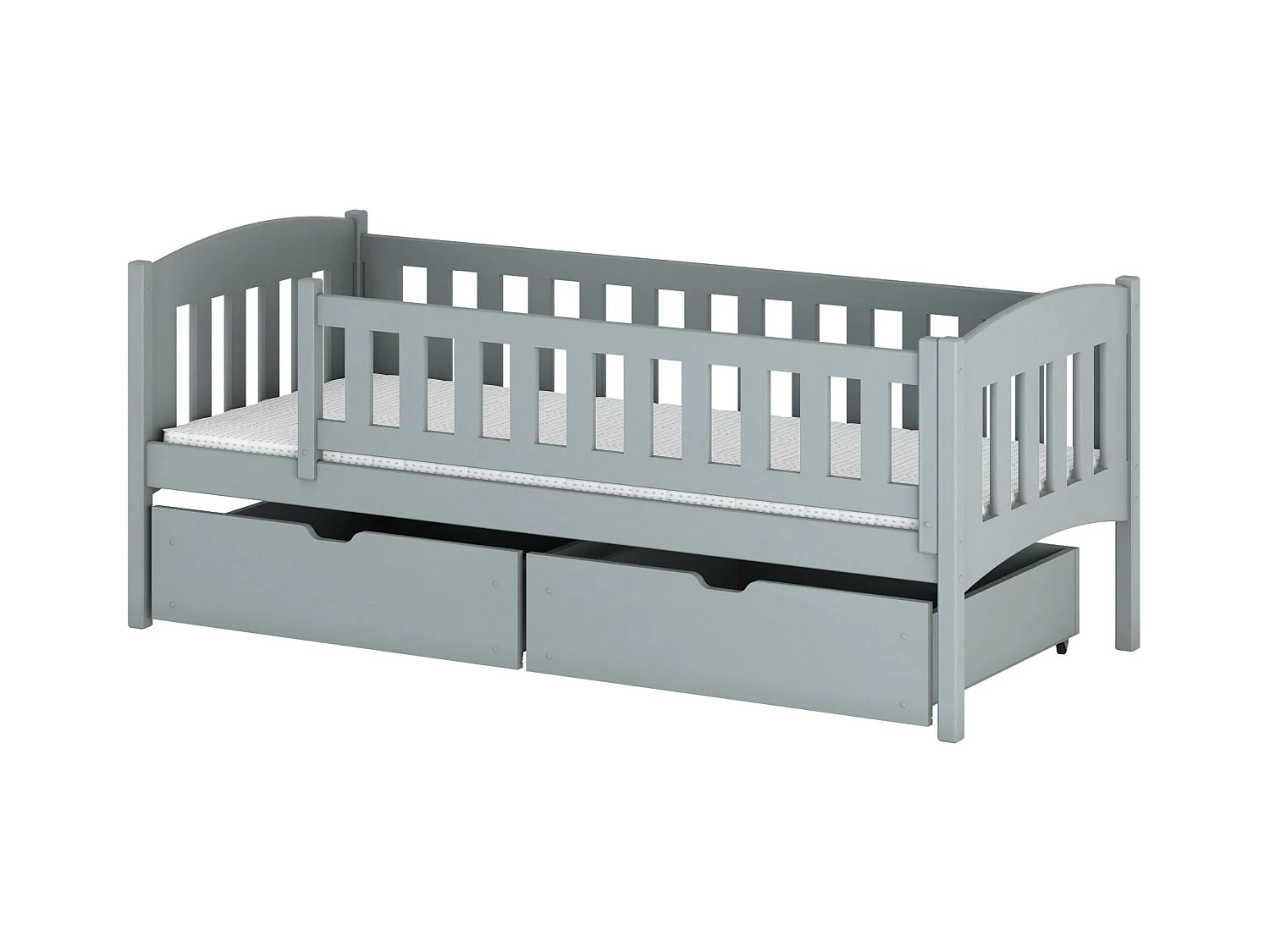 Lit enfant GUCIO KSB002 80x180 cm Gris