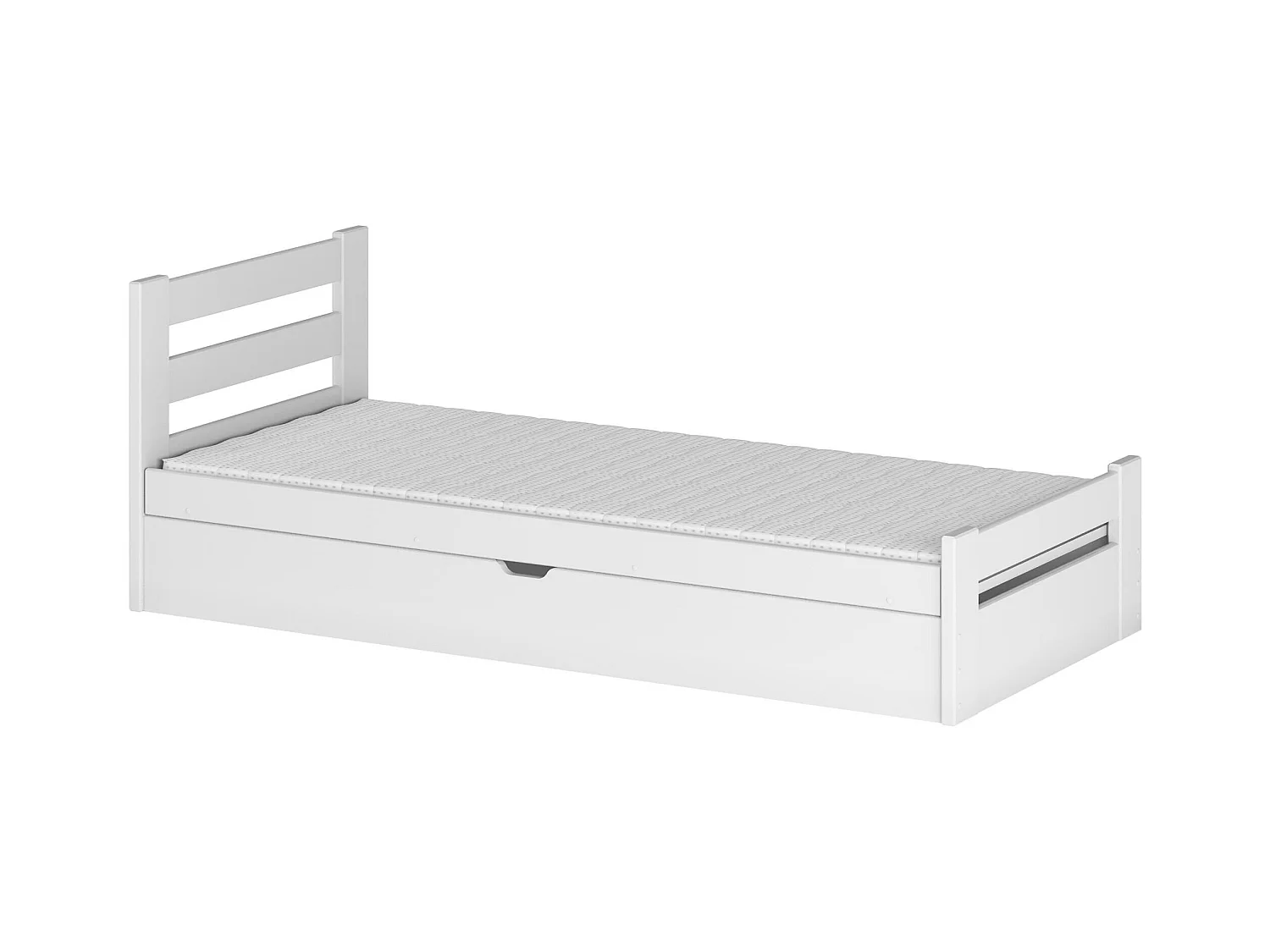 Lit enfant NELA KSB014 80x190 cm Blanc