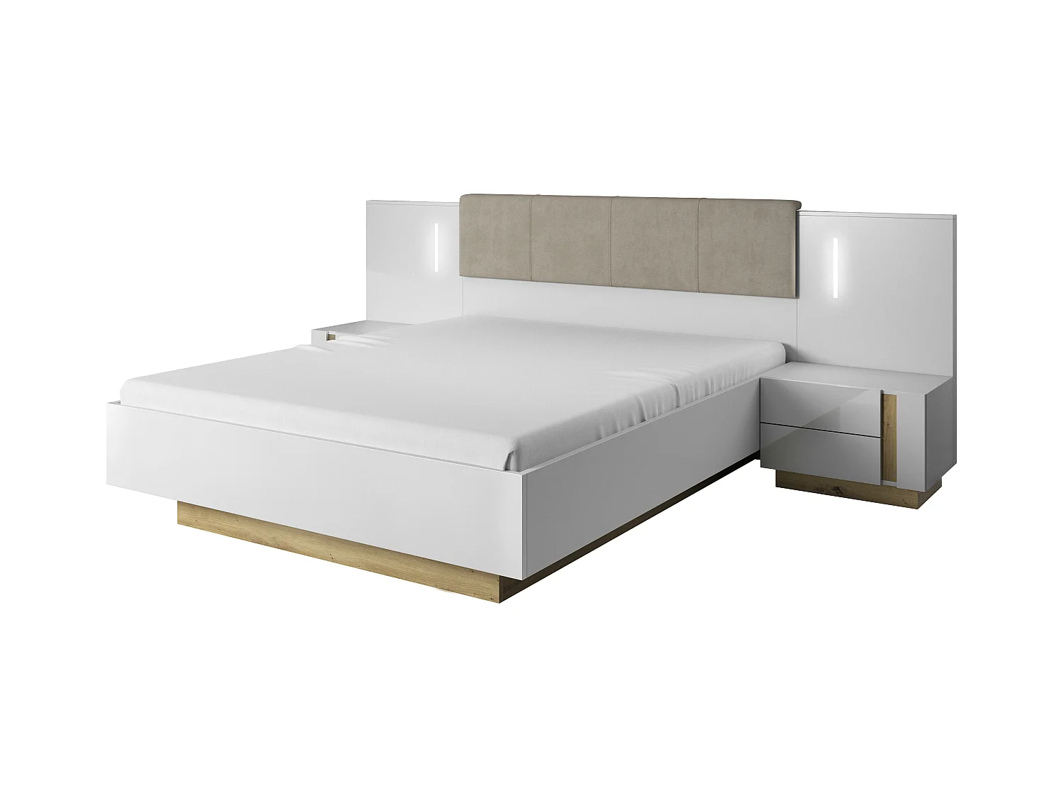 Bed ARCADE BF010 165x211x105 Wit