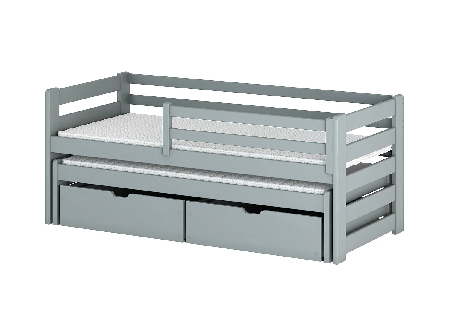 Lit enfant SENSO KSB014 80x190 cm Gris