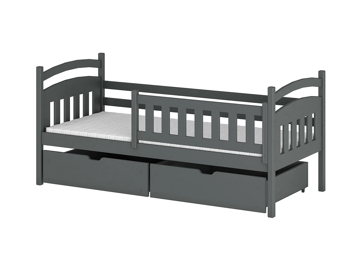 Cama infantil TERRY KSB012 90x180 cm Grafito