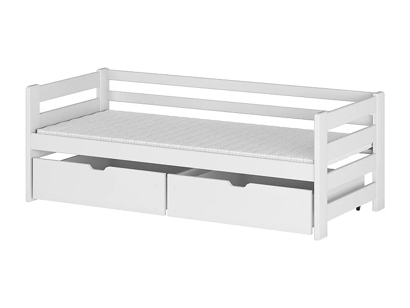 Lit enfant ERGO KSB005 90x200 cm Blanc