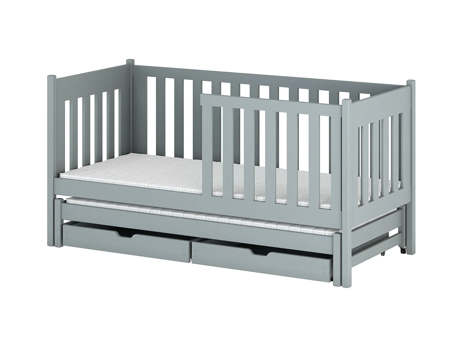 Lit enfant KAJA KSB003 80x200 cm Gris