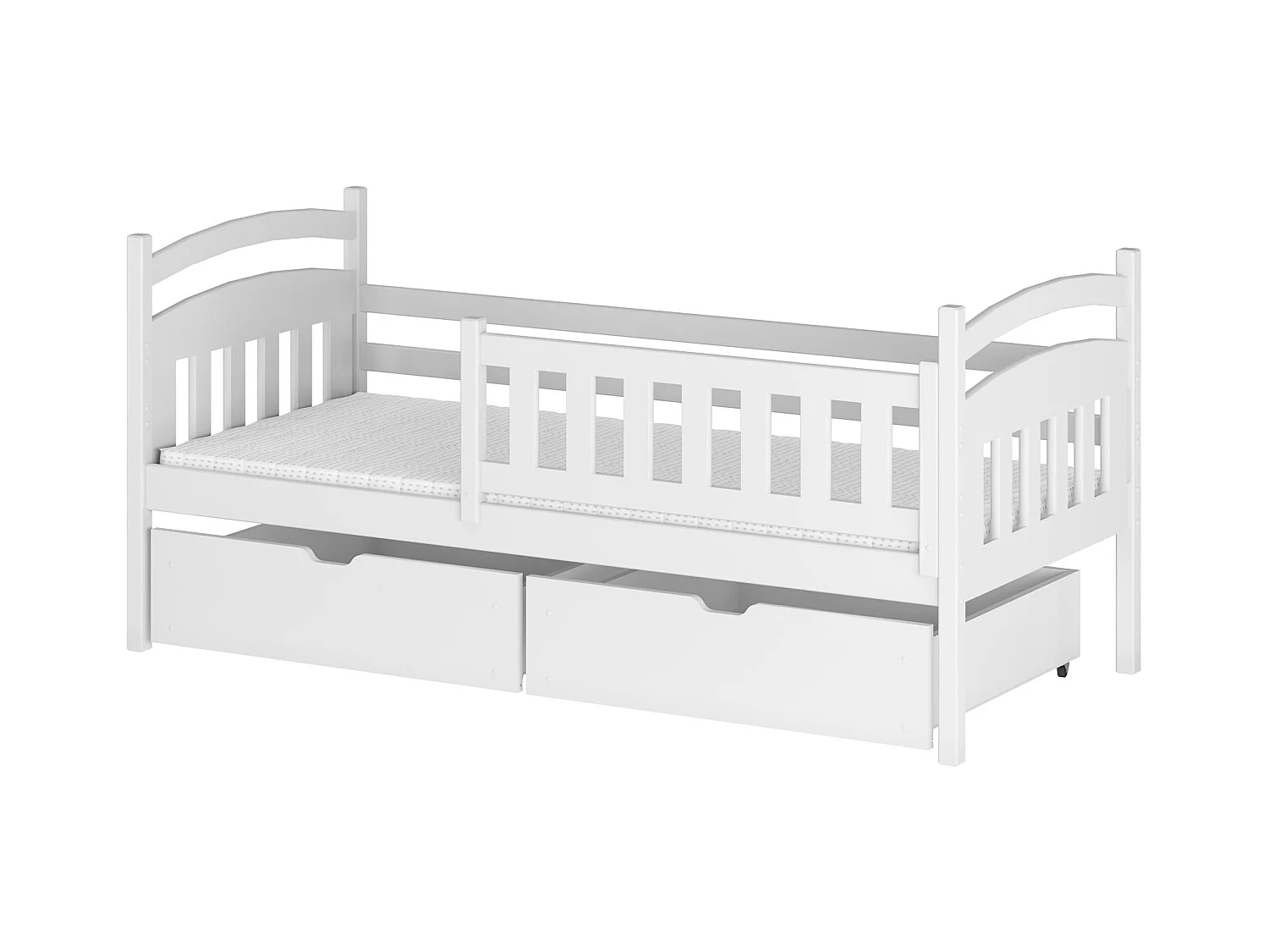 Kinderbett TERRY KSB003 80x200 cm Weiß